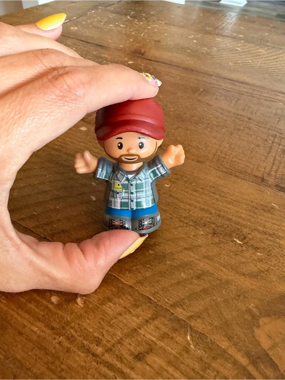 Fisher Price Little People camping dad as is